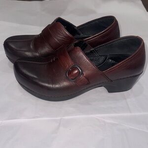 Dansko Brown Leather Loafers